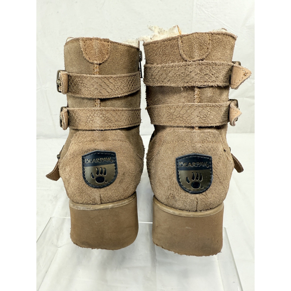 Bearpaw Lucy Women's Wedge Boots Hickory Size 8 - Picture 13 of 15